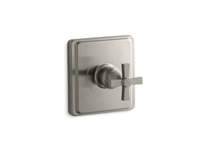 Pinstripe® Pure Rite-Temp® valve trim with cross handle