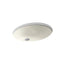 Caxton® 21-1/4" oval undermount bathroom sink with glazed underside, no overflow