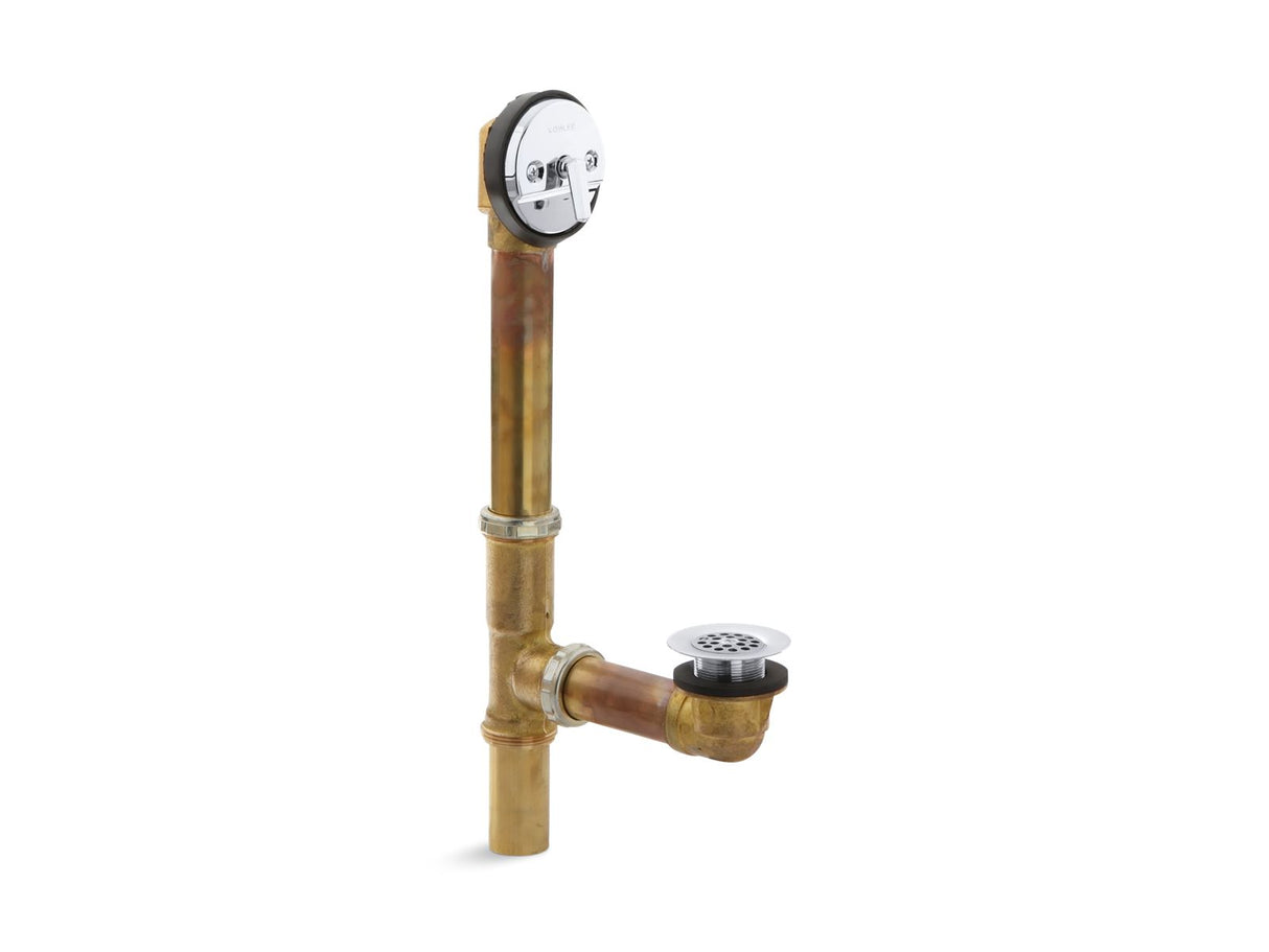 Swiftflo™ Adjustable drain, 20-gauge brass, for 18-1/2" to 20-1/2" baths