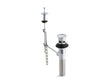 Standard pop-up drain, non-exposed, with lift rod