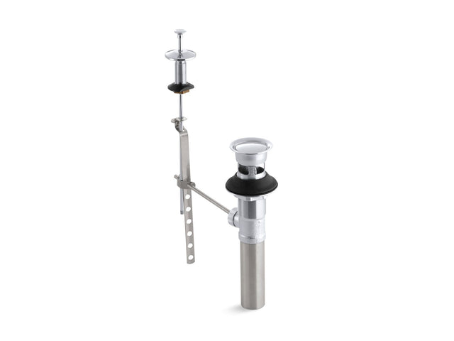 Standard pop-up drain, non-exposed, with lift rod