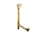 Tea-for-Two® 1-1/2" contoured pop-up drain and overflow for above- or through-the-floor installation