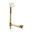 Tea-for-Two® 1-1/2" contoured pop-up drain and overflow for above- or through-the-floor installation