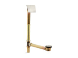 Tea-for-Two® 1-1/2" contoured pop-up drain and overflow for above- or through-the-floor installation