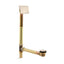 Tea-for-Two® 1-1/2" contoured pop-up drain and overflow for above- or through-the-floor installation