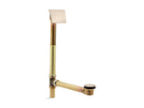 Tea-for-Two® 1-1/2" contoured pop-up drain and overflow for above- or through-the-floor installation