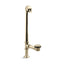 Artifacts® 1-1/2" pop-up bath drain for above- and through-the-floor freestanding bath installations