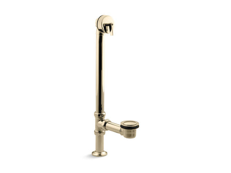 Artifacts® 1-1/2" pop-up bath drain for above- and through-the-floor freestanding bath installations