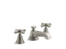 Pinstripe® Pure Widespread bathroom sink faucet with Cross handles, 1.2 gpm