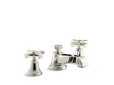 Pinstripe® Pure Widespread bathroom sink faucet with Cross handles, 1.2 gpm