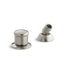 Two-way diverter valve and handshower hose guide