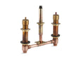 1/2" ceramic high-flow valve with rigid connections