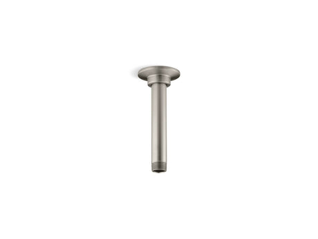 6" ceiling-mount single-function rainhead arm and flange