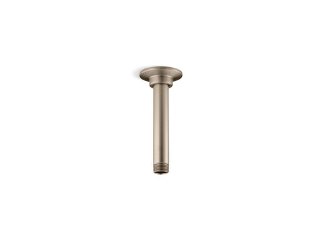 6" ceiling-mount single-function rainhead arm and flange