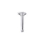 6" ceiling-mount single-function rainhead arm and flange