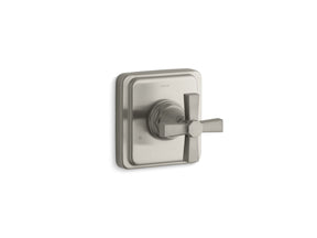 Pinstripe® Pure MasterShower® transfer valve trim cross handle