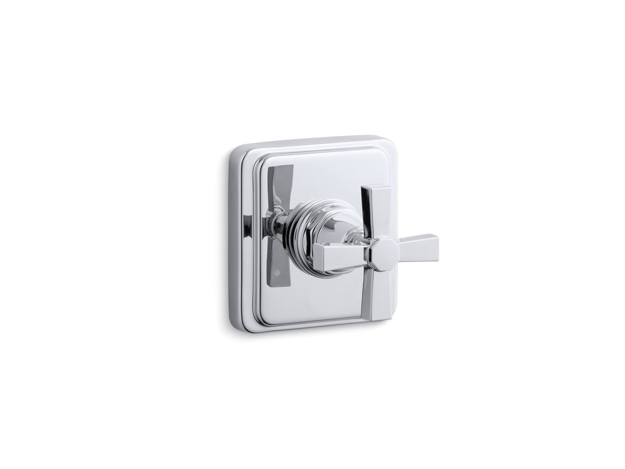 Pinstripe® Pure MasterShower® transfer valve trim cross handle