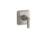 Pinstripe® Pure MasterShower® transfer valve trim lever handle