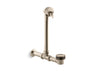 Iron Works® Exposed bath drain for above-the-floor installation