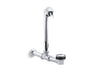 Iron Works® Exposed bath drain for above-the-floor installation