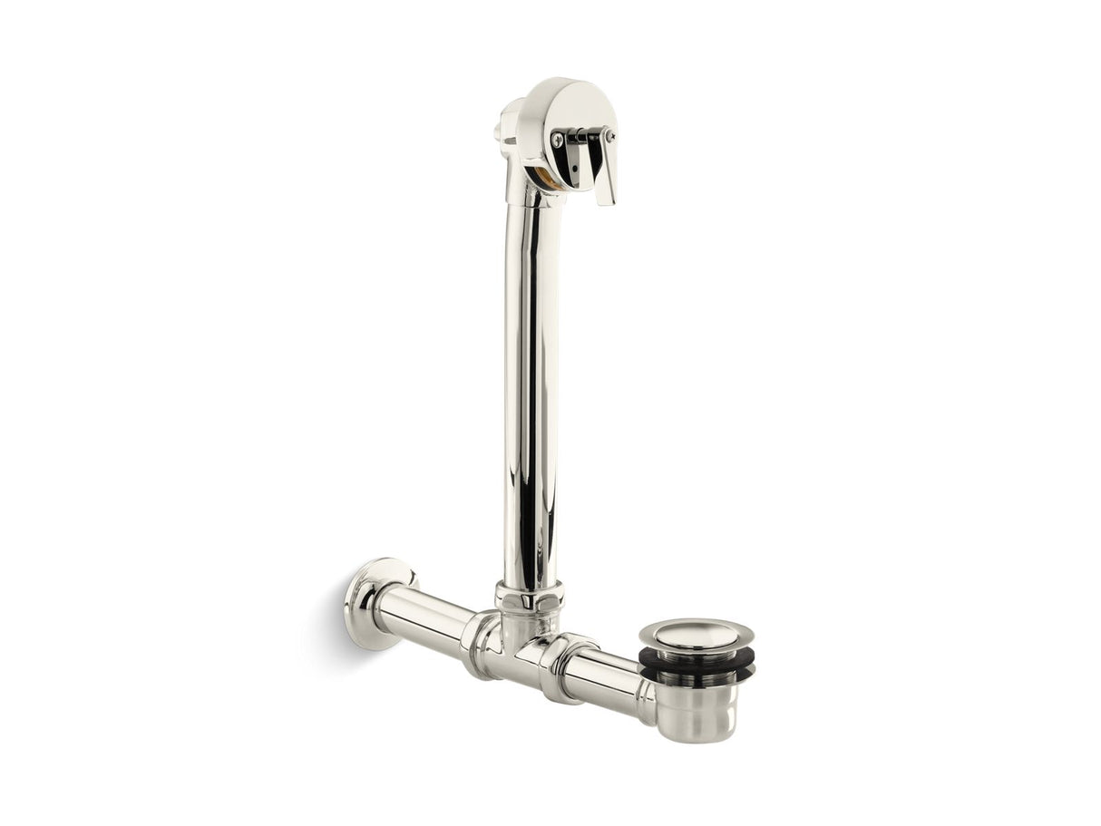Iron Works® Exposed bath drain for above-the-floor installation