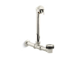 Iron Works® Exposed bath drain for above-the-floor installation