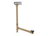 Clearflo Slotted overflow brass bath drain