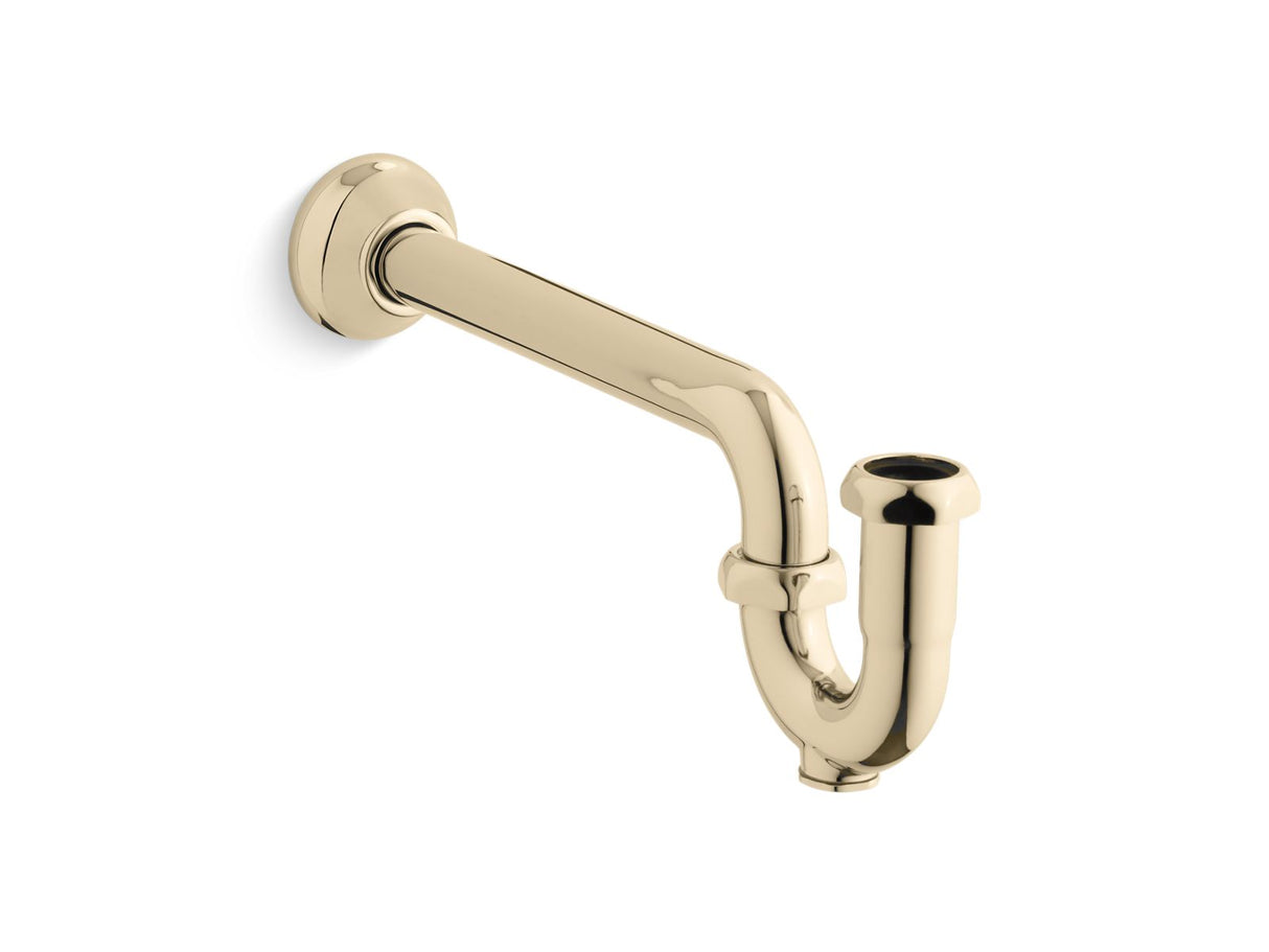 Adjustable P-trap with long tubing outlet, 1-1/4" x 1-1/4"
