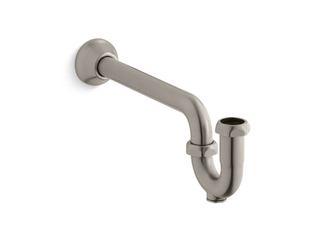 Adjustable P-trap with long tubing outlet, 1-1/4" x 1-1/4"