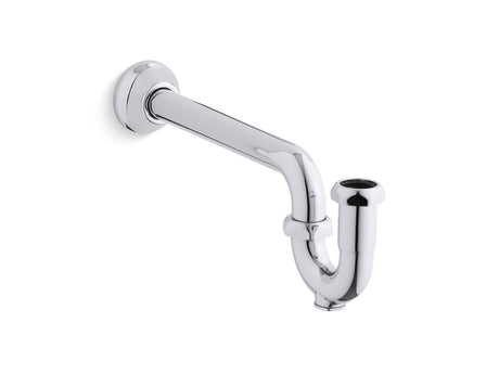 Adjustable P-trap with long tubing outlet, 1-1/4" x 1-1/4"