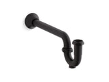 Adjustable P-trap with long tubing outlet, 1-1/4" x 1-1/4"