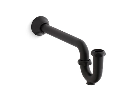 Adjustable P-trap with long tubing outlet, 1-1/4" x 1-1/4"