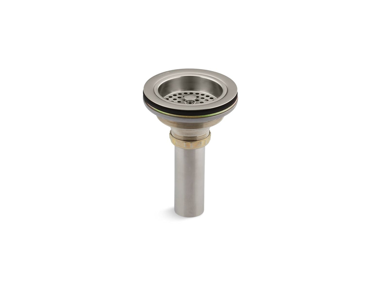 Duostrainer® Sink drain and strainer with tailpiece