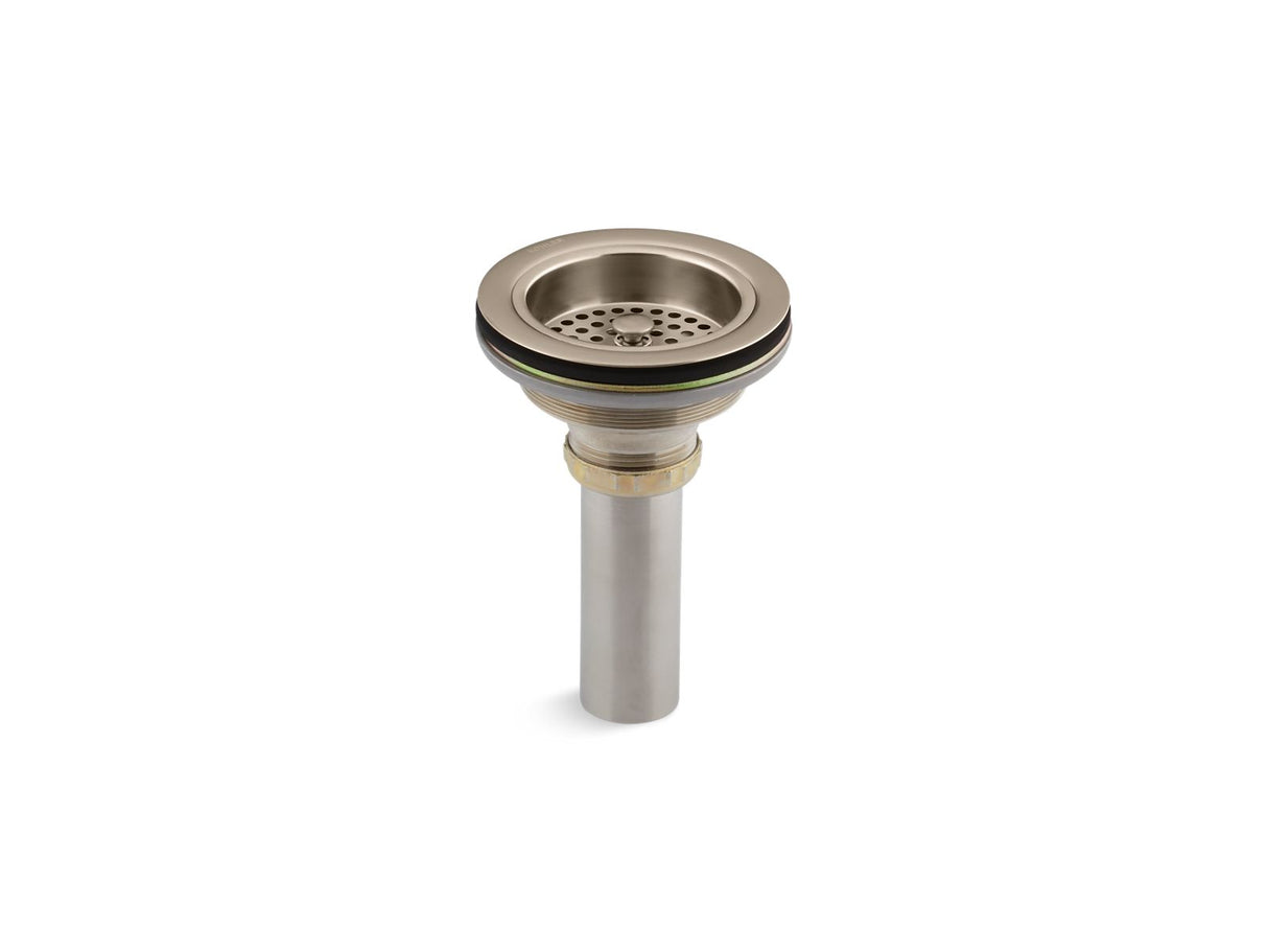 Duostrainer® Sink drain and strainer with tailpiece
