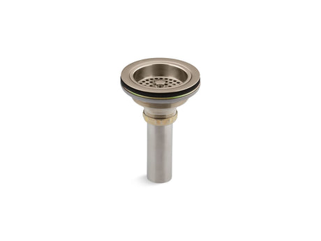 Duostrainer® Sink drain and strainer with tailpiece