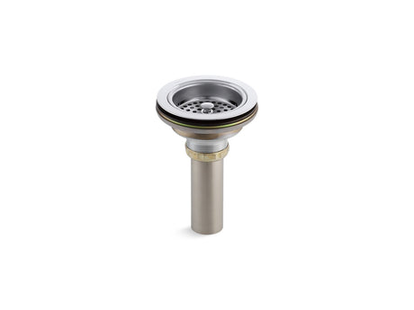 Duostrainer® Sink drain and strainer with tailpiece