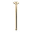 12" ceiling-mount single-function rainhead arm and flange