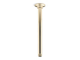 12" ceiling-mount single-function rainhead arm and flange
