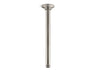 12" ceiling-mount single-function rainhead arm and flange