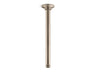 12" ceiling-mount single-function rainhead arm and flange