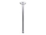 12" ceiling-mount single-function rainhead arm and flange