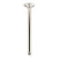 12" ceiling-mount single-function rainhead arm and flange