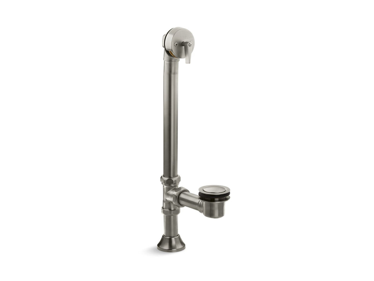 Iron Works® Decorative 1-1/2" adjustable pop-up bath drain for 5' whirlpool with tailpiece