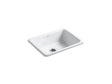 Iron/Tones® 24-1/4" top-/undermount single-bowl bar sink