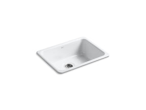 Iron/Tones® 24-1/4" top-/undermount single-bowl bar sink