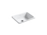 Iron/Tones® 24-1/4" top-/undermount single-bowl bar sink