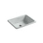 Iron/Tones® 24-1/4" top-/undermount single-bowl bar sink