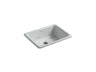 Iron/Tones® 24-1/4" top-/undermount single-bowl bar sink