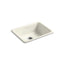 Iron/Tones® 24-1/4" top-/undermount single-bowl bar sink