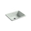 Iron/Tones® 24-1/4" top-/undermount single-bowl bar sink